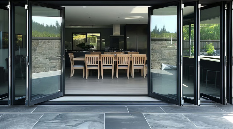 Rose Bay renovation stacking doors
