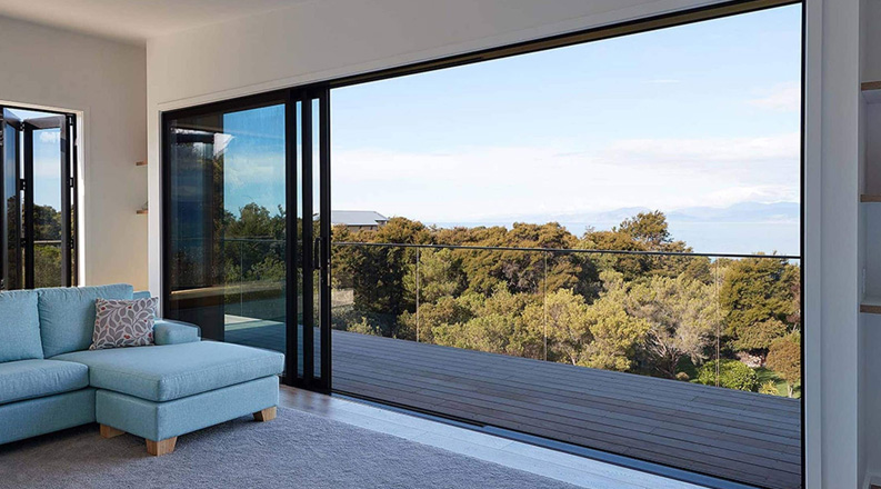 Cronulla beachfront 5-panel bifold install